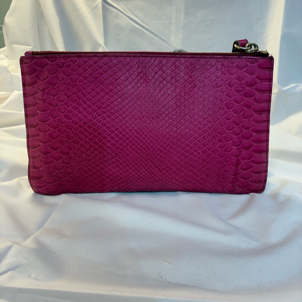 MICHAEL Michael Kors Magenta Python-Embossed Wris… - image 2